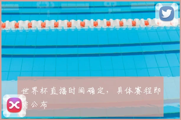 世界杯直播时间确定,具体赛程即将公布